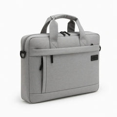 17.3" Waterproof Canvas Laptop Bag for Men Women Deep Grey