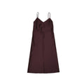 BLANCA VITA Purple Silk Casual Dress