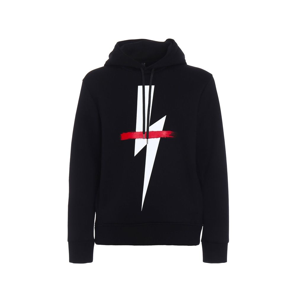 Neil Barrett Black Cotton Sweatshirt