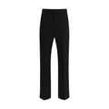 Valentino Garavani Black Wool Oves Aries Dress Pants