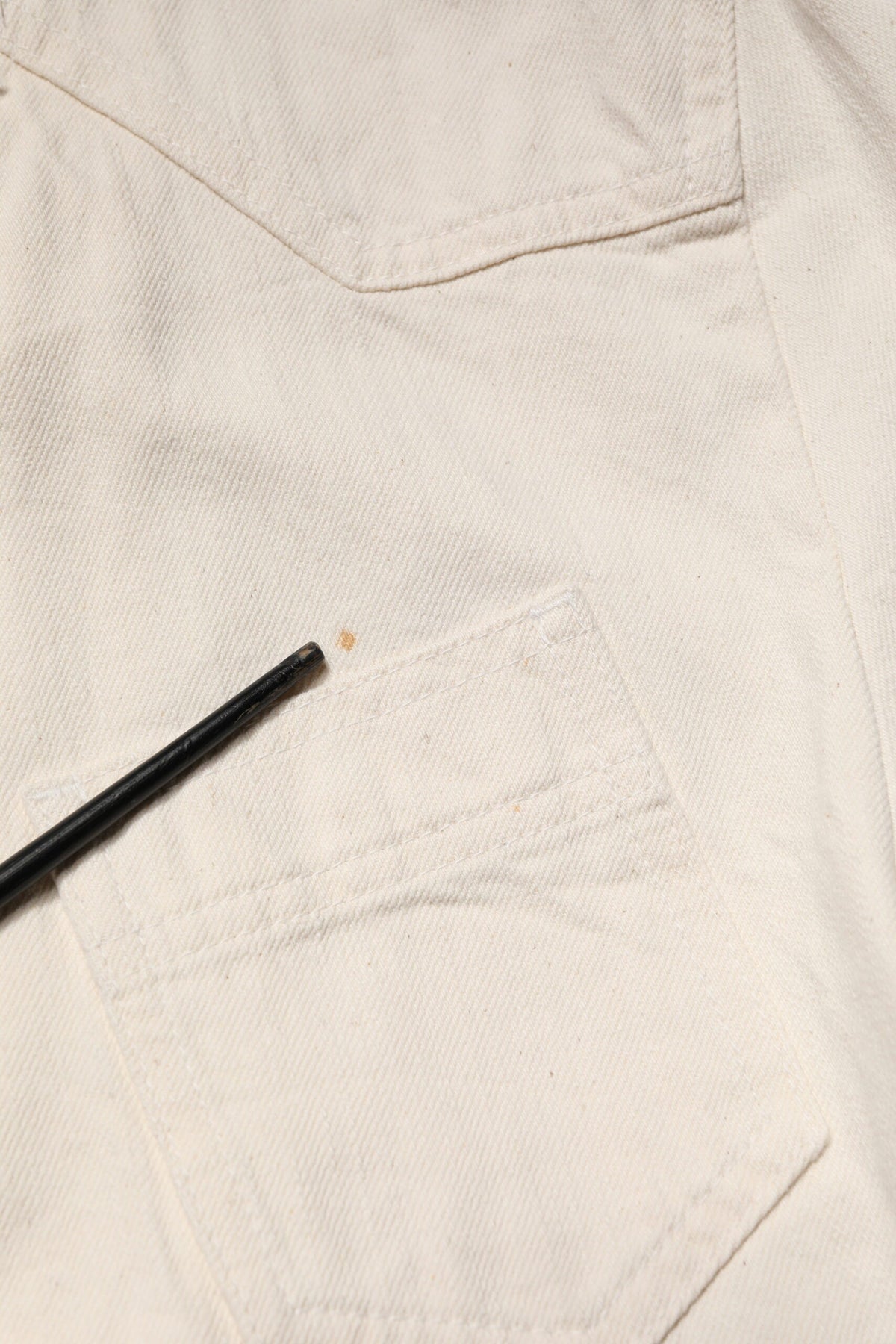 Dolce & Gabbana Off White Cotton Full Zip Denim Men Blouson Jacket