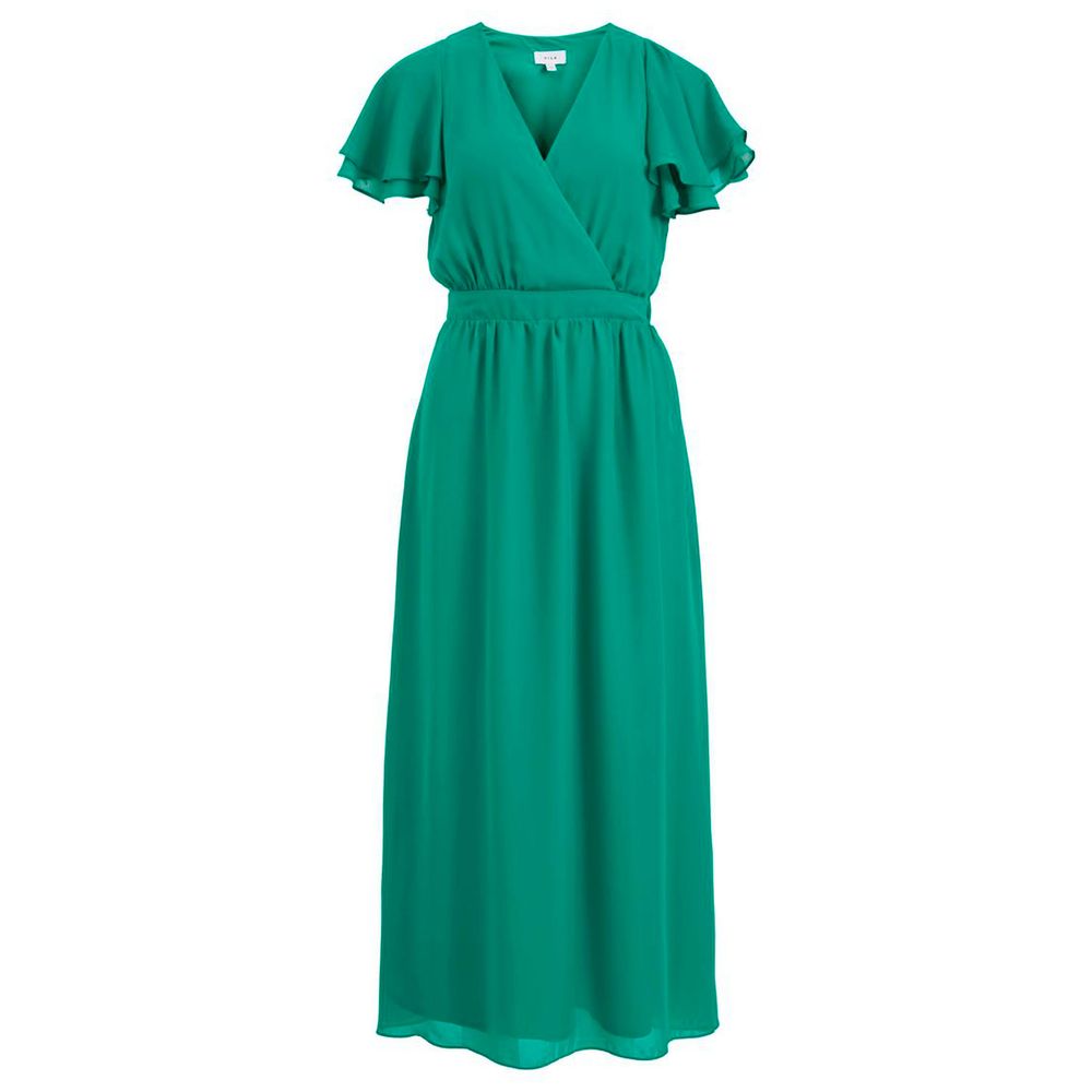 Vila Clothes Bicolor Polyester Casual Dress