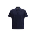 Burberry Blue Wool Polo Shirt