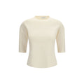 Max Mara Pure Beige Viscose T-Shirt