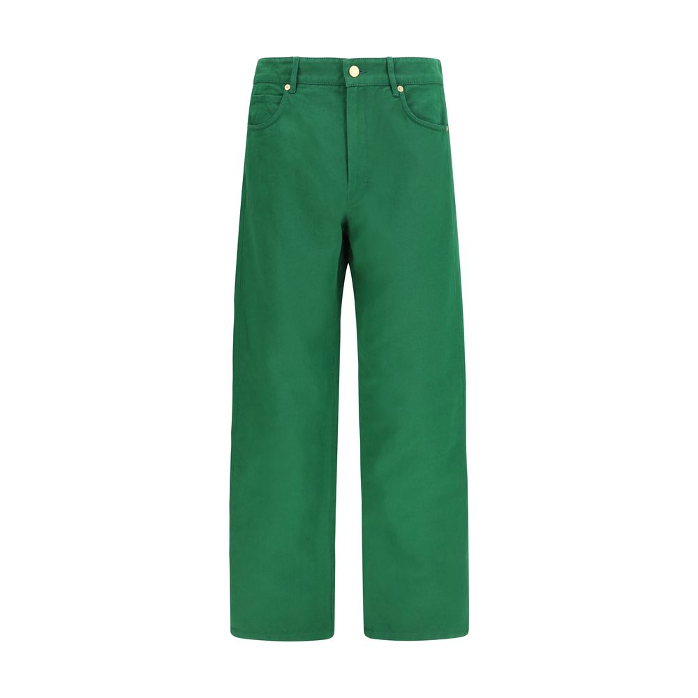 'S Max Mara Bicolor Cotton Casual Pants
