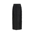 Max Mara Black Silk Long Skirt