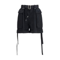 Alexander McQueen Black Cotton Bermuda Shorts
