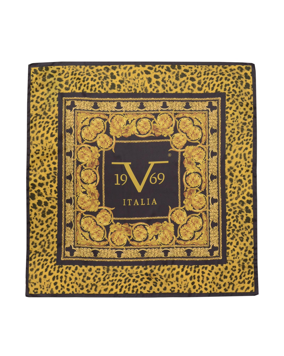 19V69 Italia Multicolor Polyester Scarf