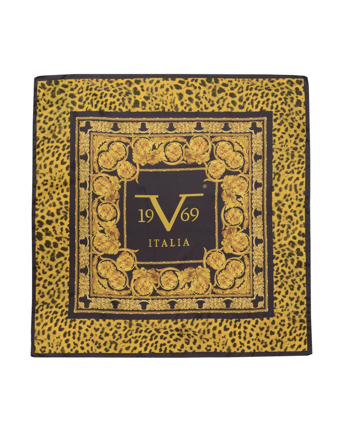 19V69 Italia Multicolor Polyester Scarf