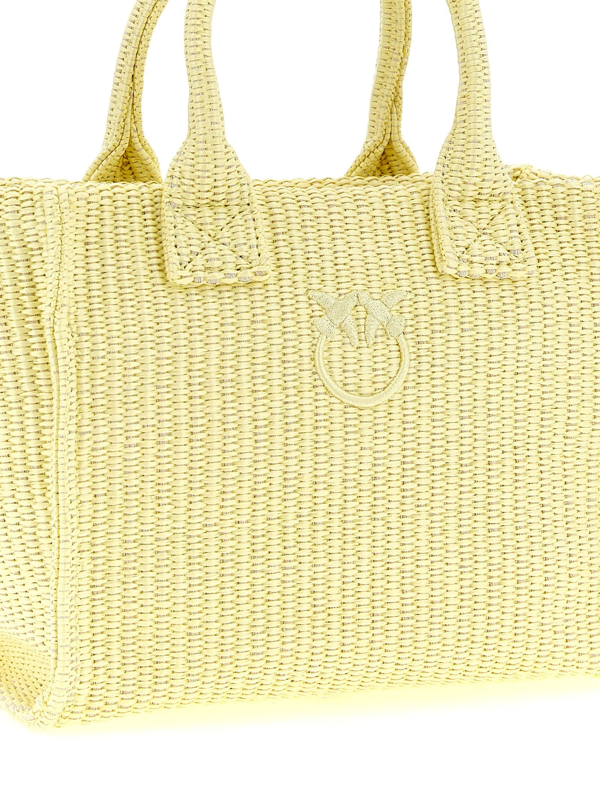 PINKO Bicolor Polypropylene Tote Bag