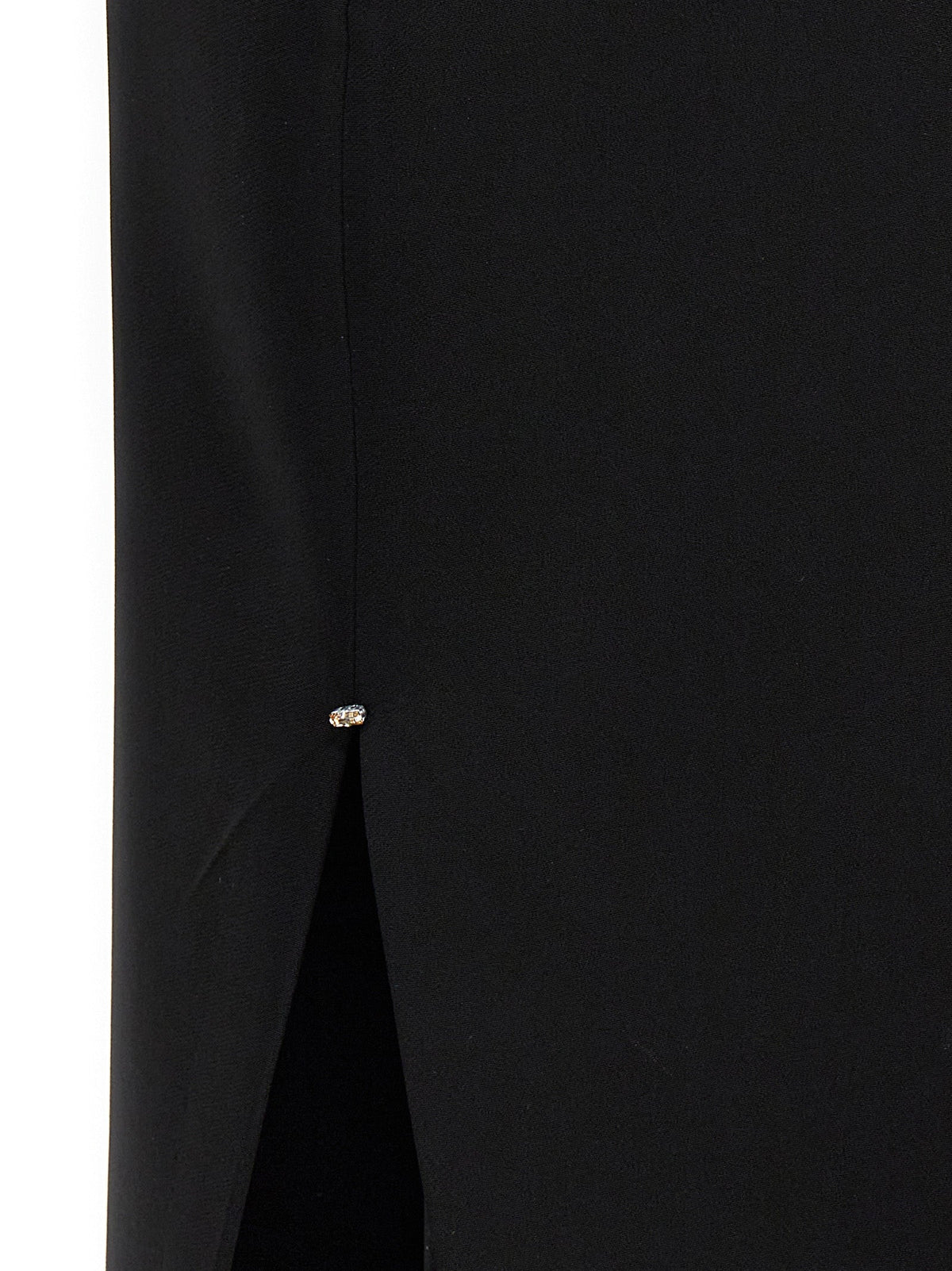 Sportmax Black Viscose Long Skirt
