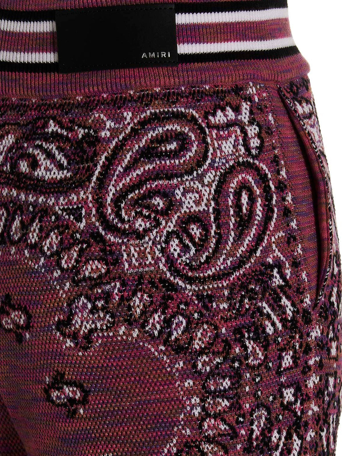 Amiri Purple Cotton Joggers (Workout Pants)