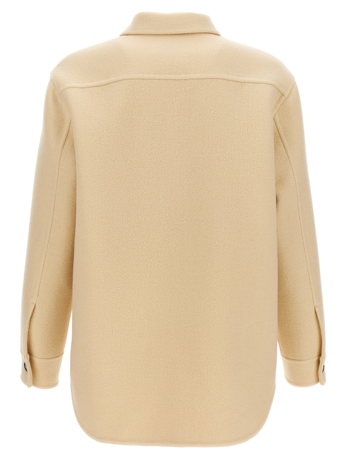 Jil Sander Beige Virgin Wool Coat