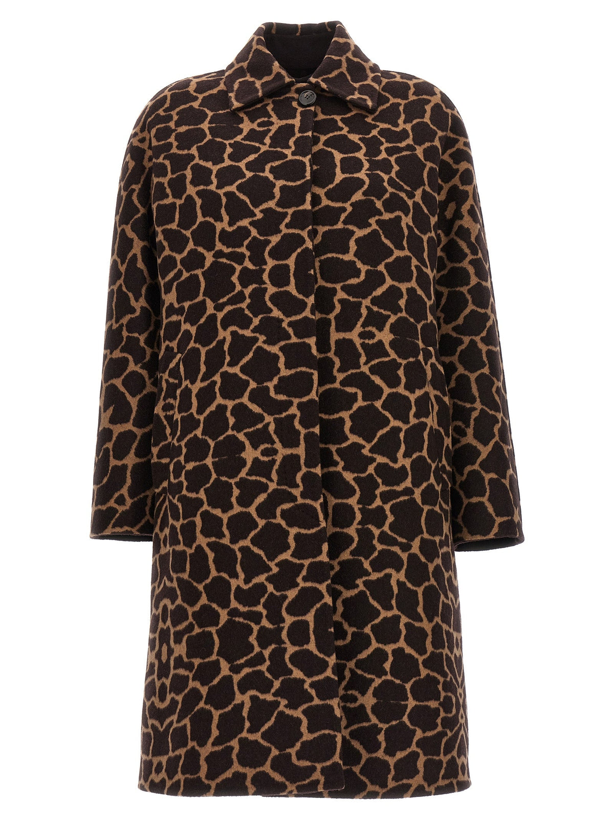 Max Mara Brown Virgin Wool Coat