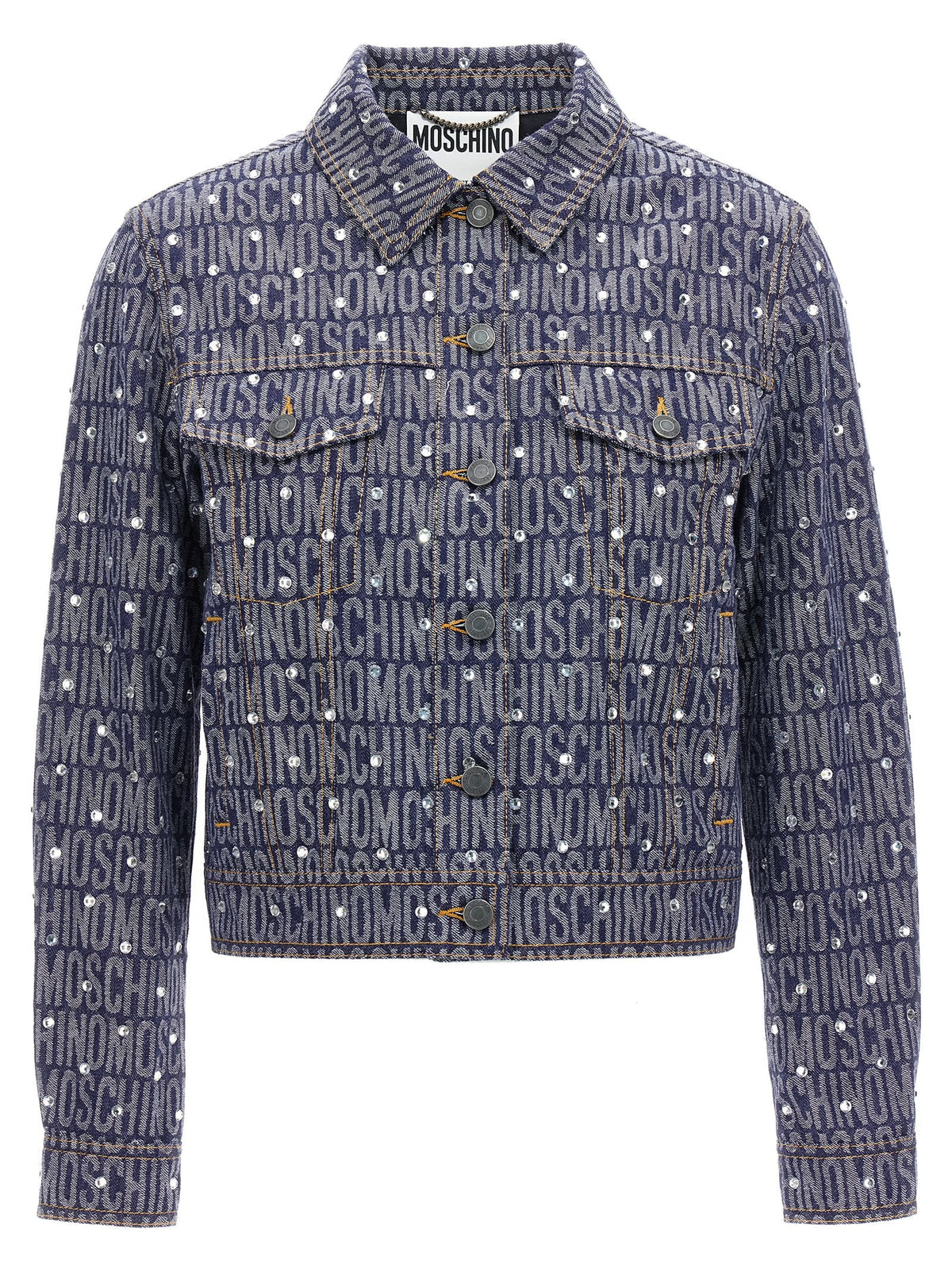 Moschino Blue Cotton Denim Jacket