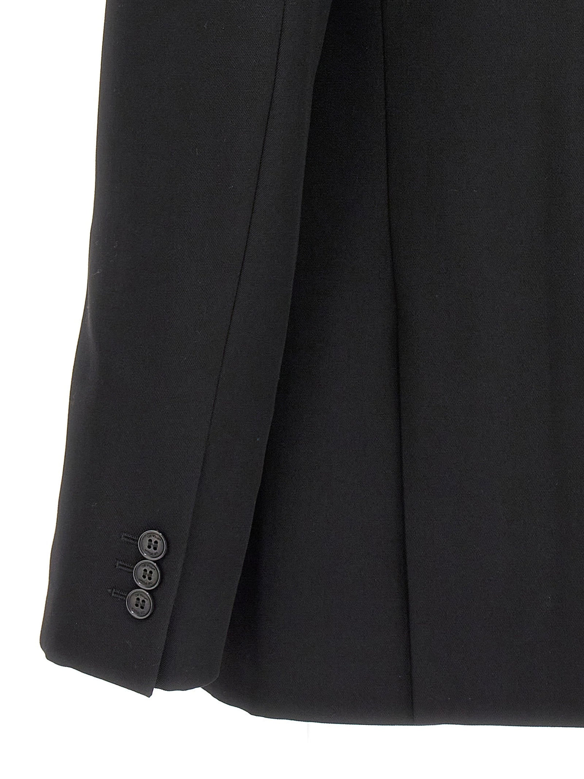 Off-White Black Virgin Wool Blazer