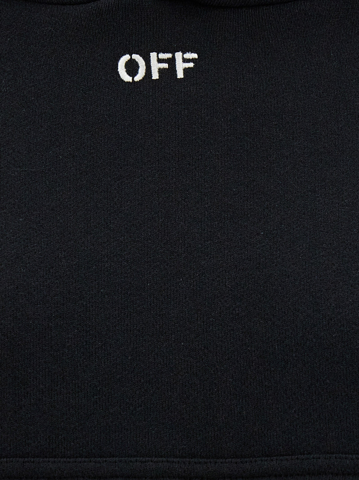 Off-White Black Cotton Hoodie