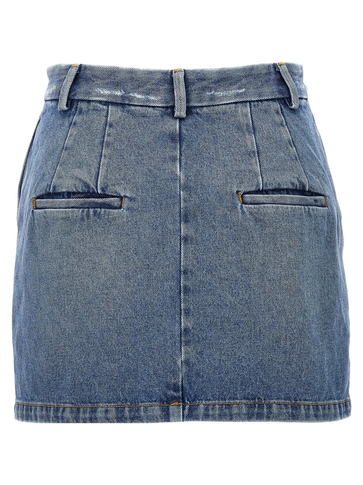 Armarium Blue Cotton Long Skirt