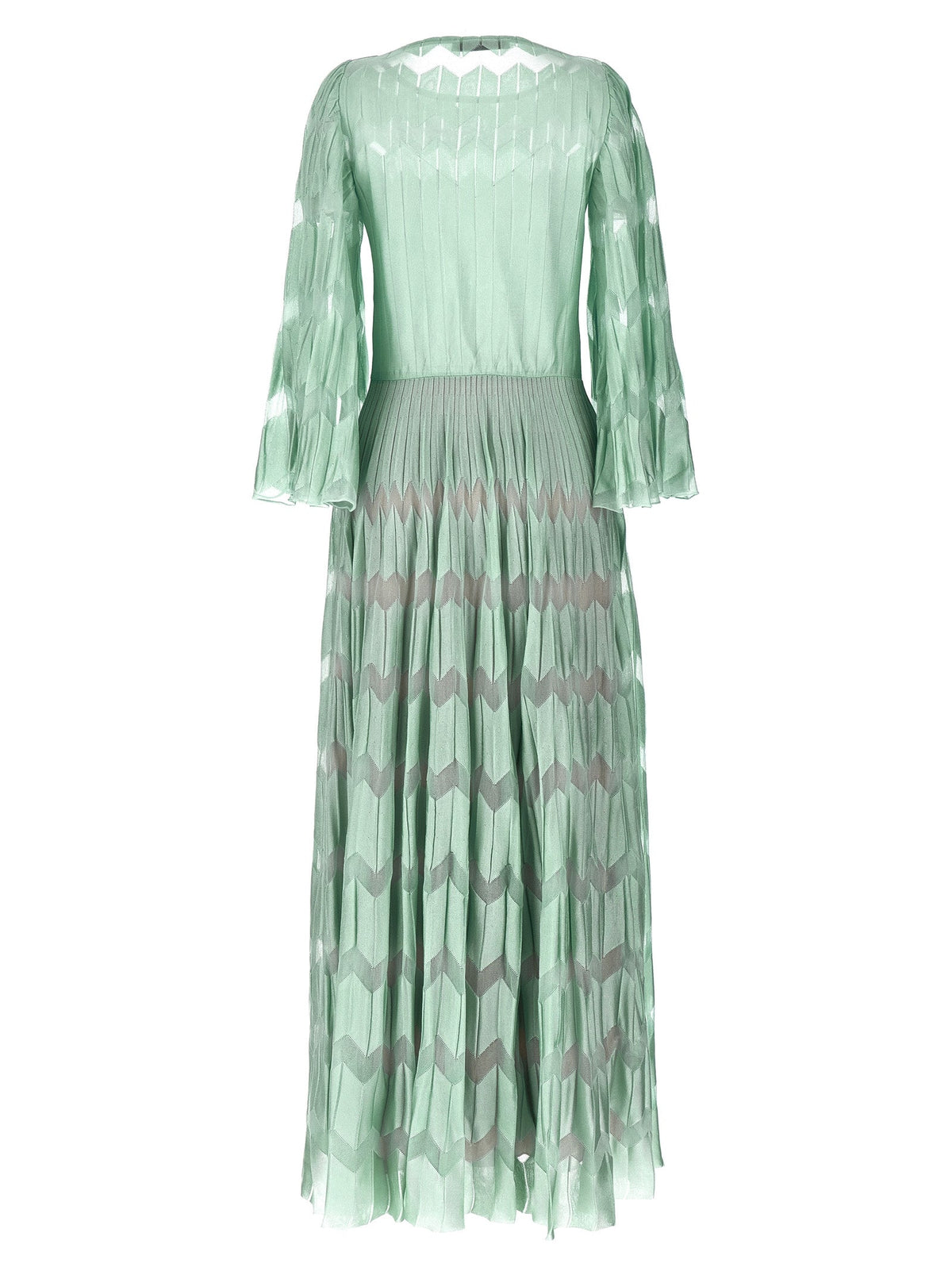 ANTONINO VALENTI Bicolor Viscose Long Dress