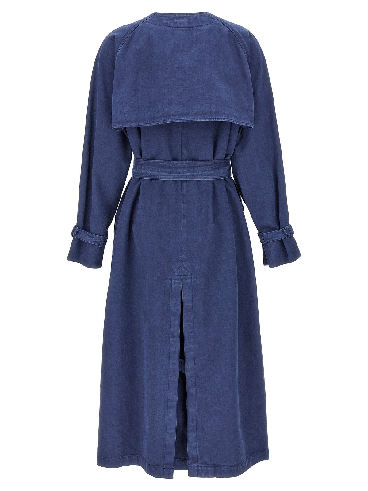 Max Mara Blue Cotton Coat