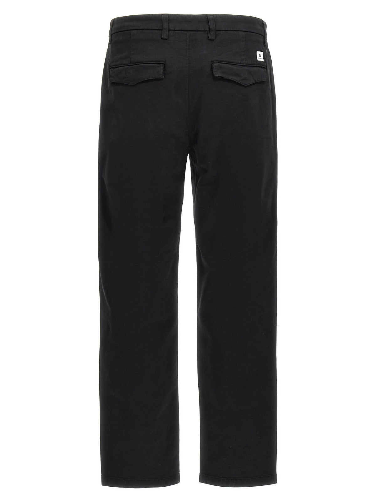 Department 5 Black Cotton Casual Pants