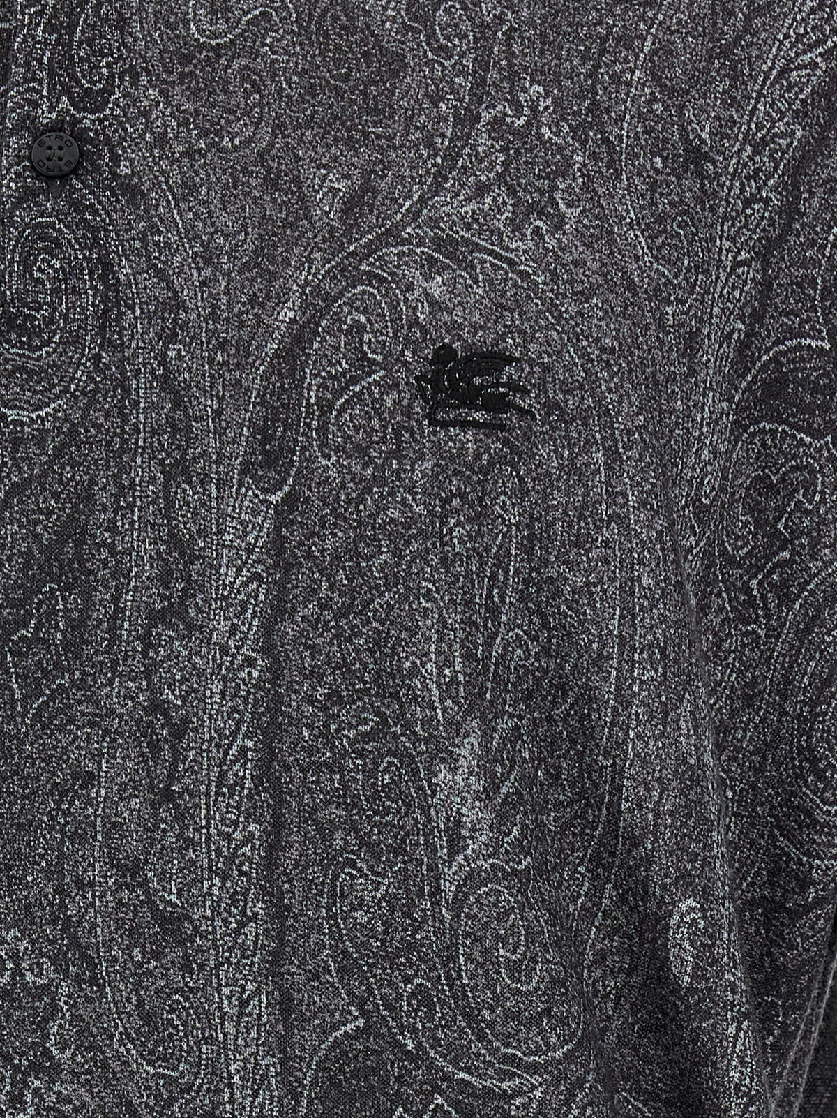 Etro Multicolor Silk Polo Shirt