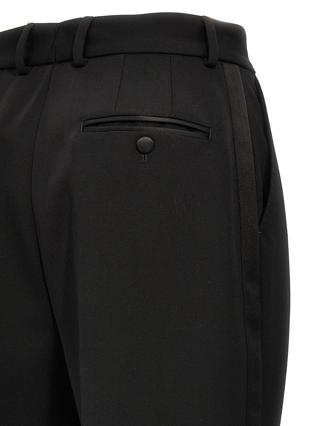 Dolce & Gabbana Black Virgin Wool Tuxedo