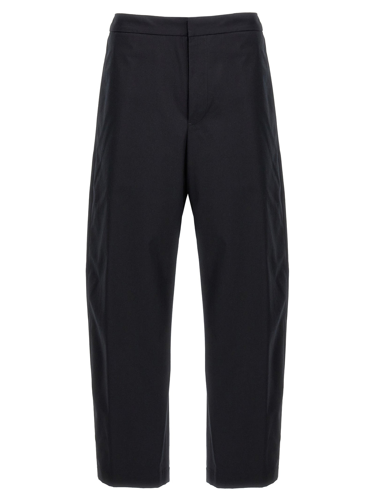 Jil Sander Blue Cotton Casual Pants