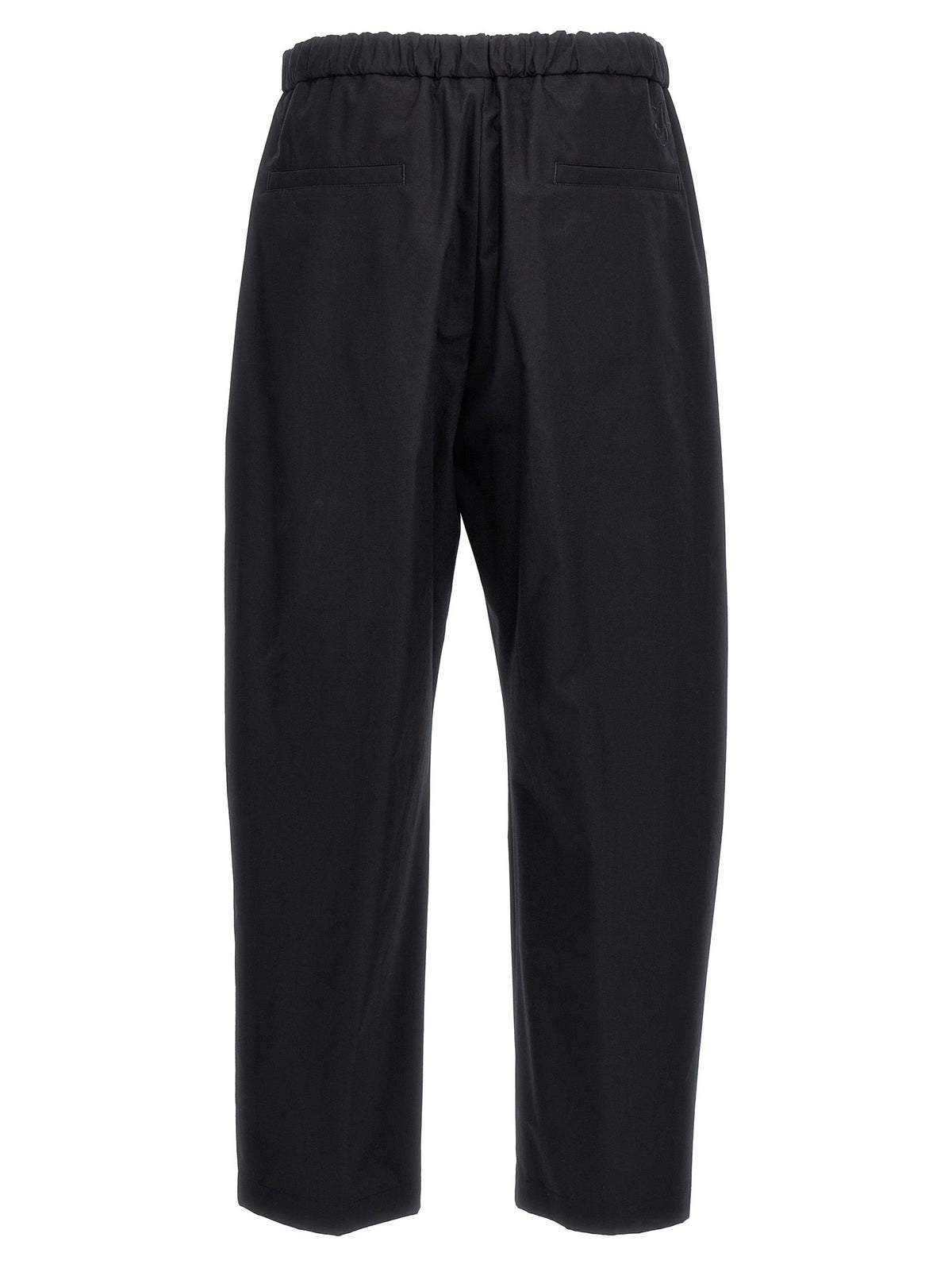 Jil Sander Blue Cotton Casual Pants