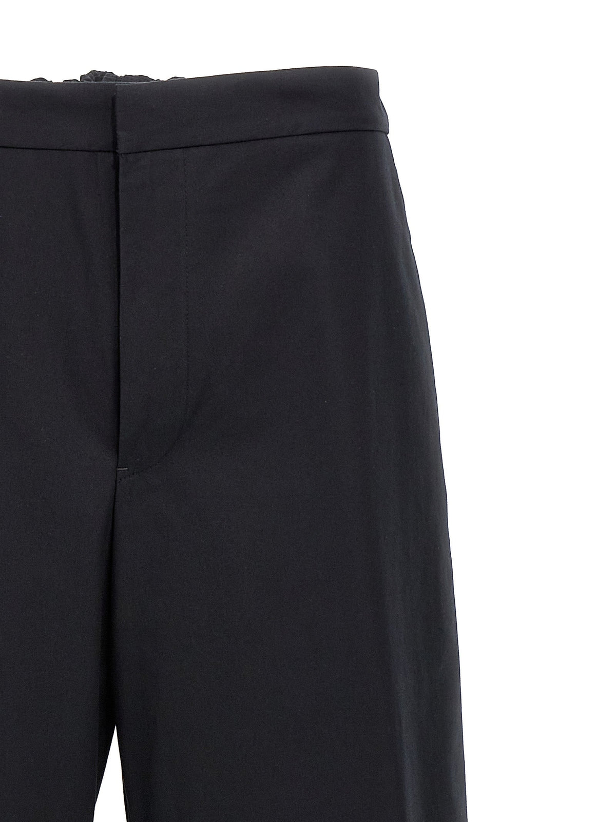 Jil Sander Blue Cotton Casual Pants