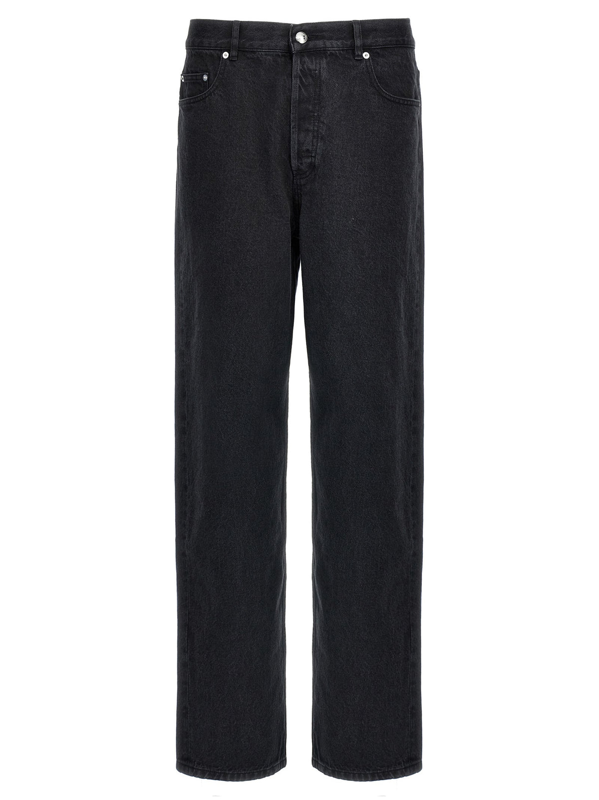 A.P.C. Black Cotton Straight-Leg Jeans
