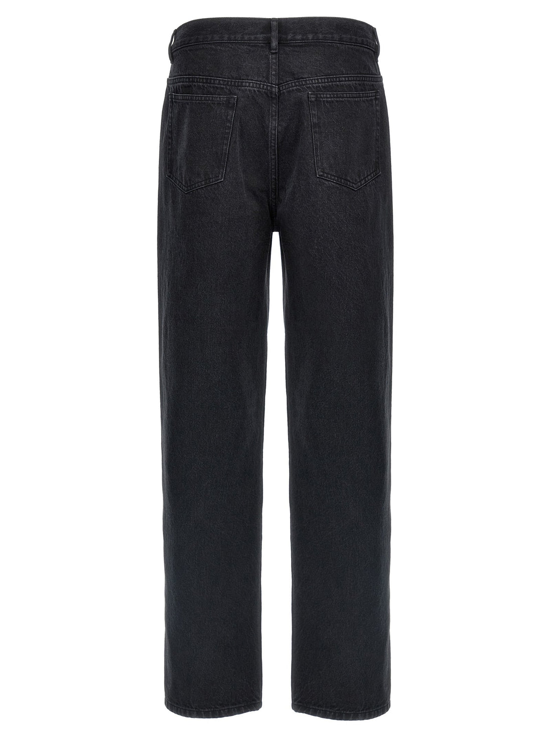 A.P.C. Black Cotton Straight-Leg Jeans