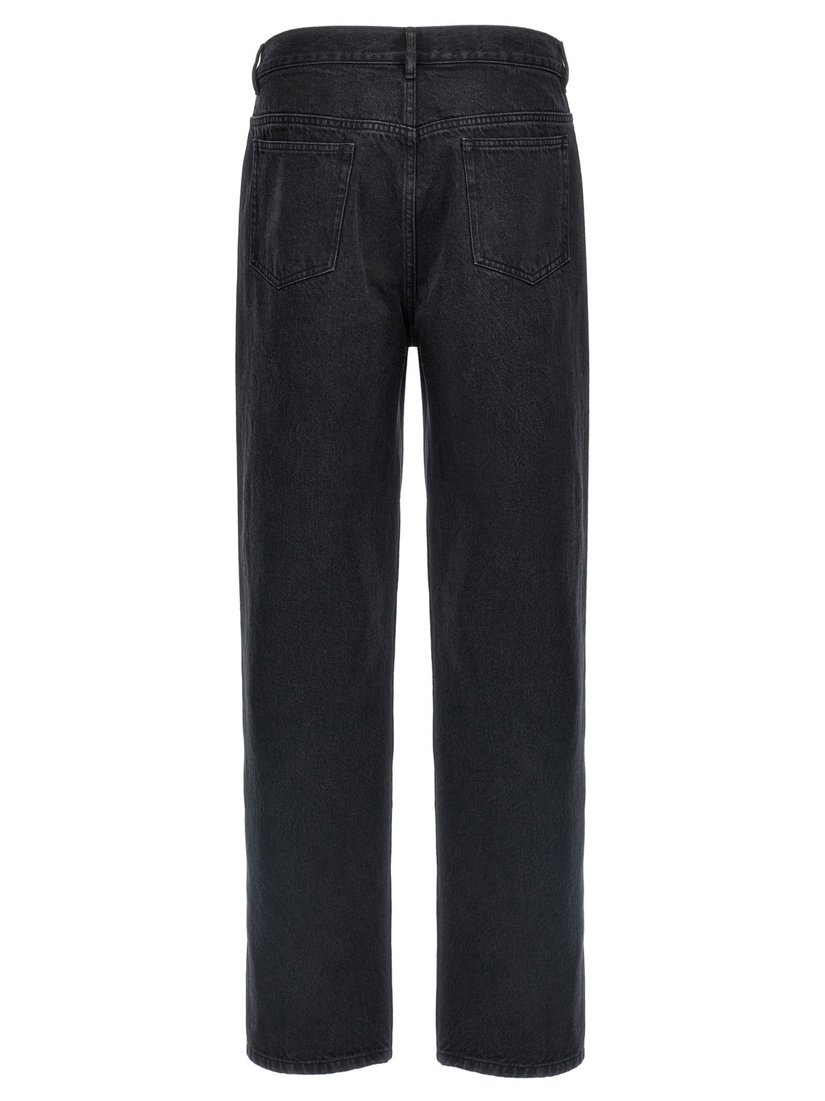 A.P.C. Black Cotton Straight-Leg Jeans