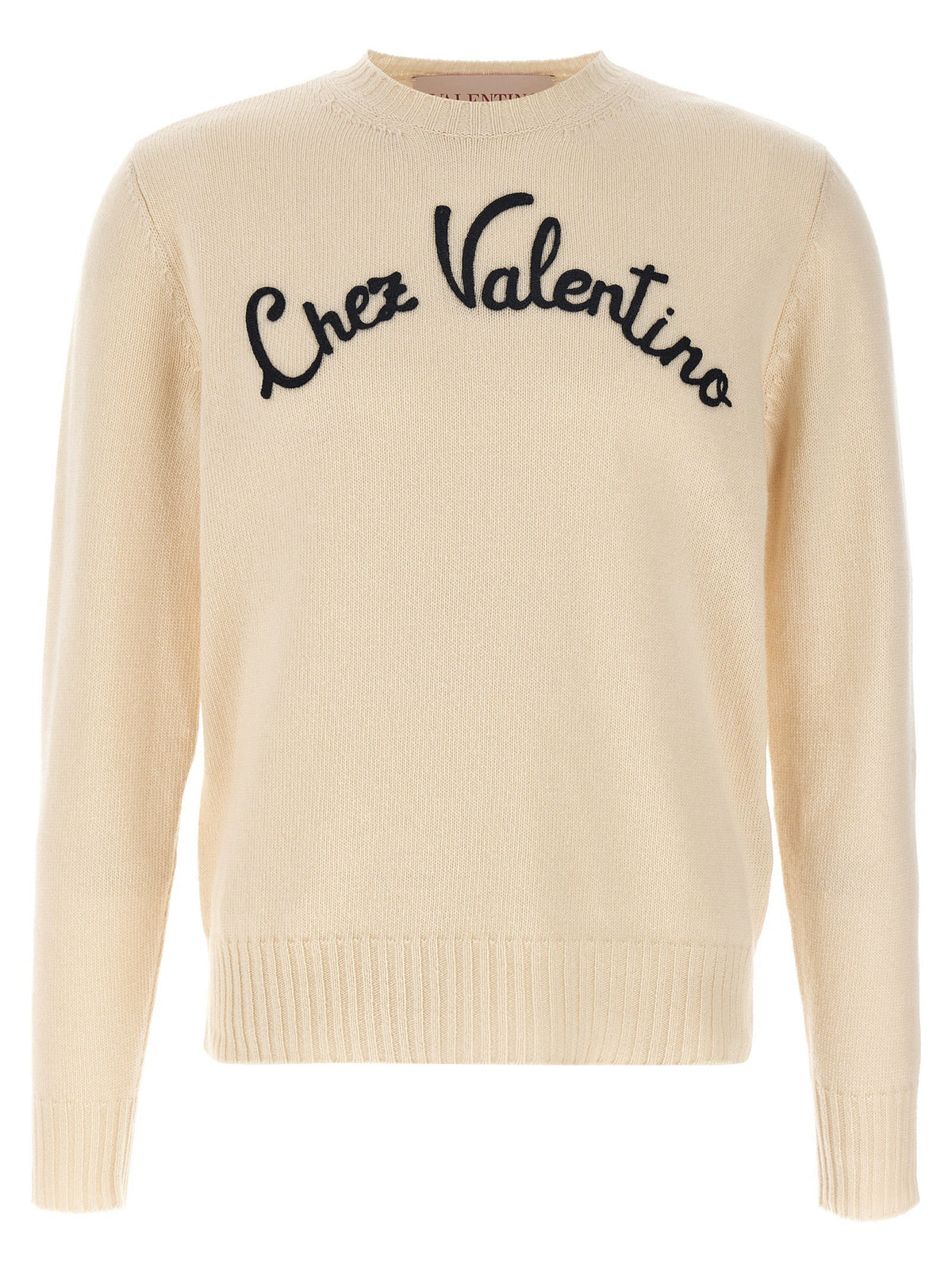 Valentino Garavani Beige Virgin Wool Cardigan