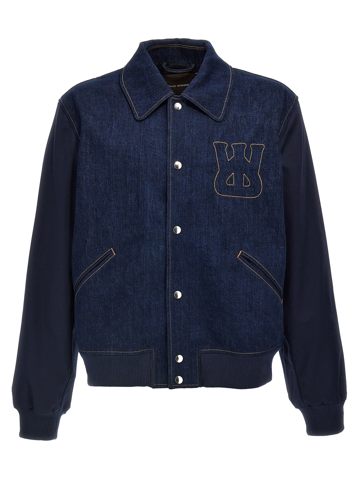 WALES BONNER Blue Cotton Denim Jacket