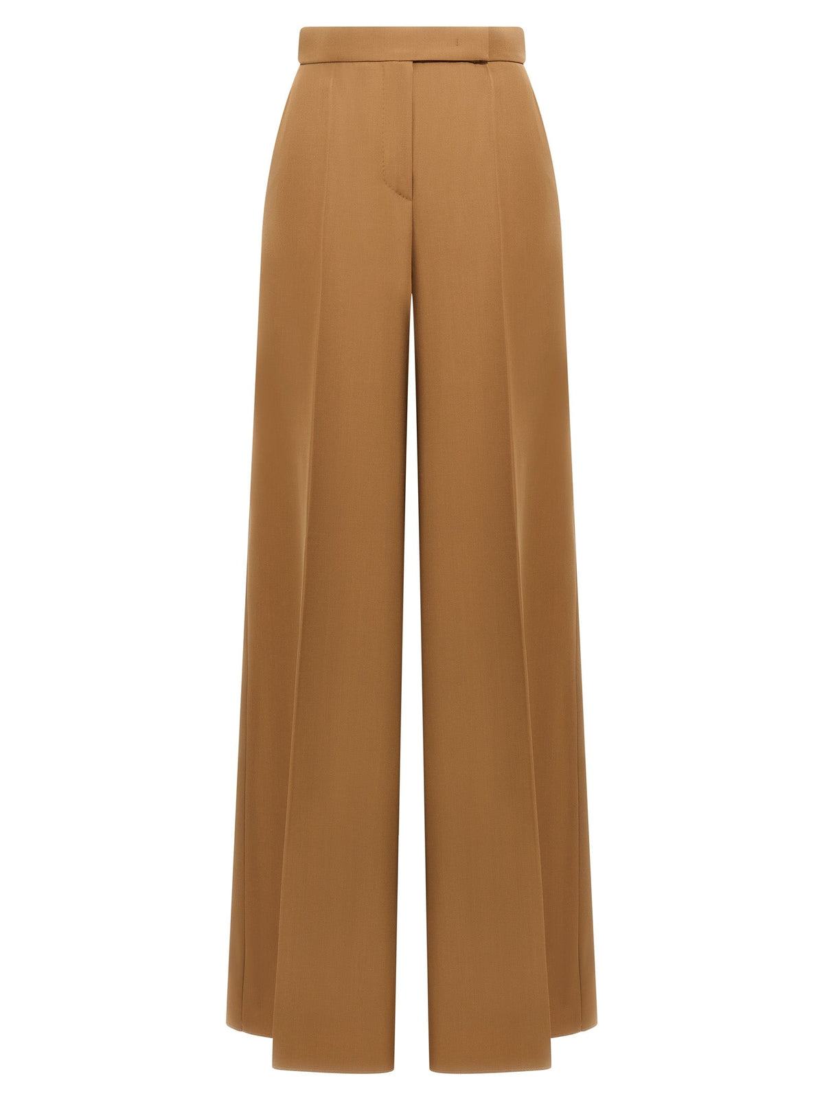 Max Mara Brown Virgin Wool Casual Pants