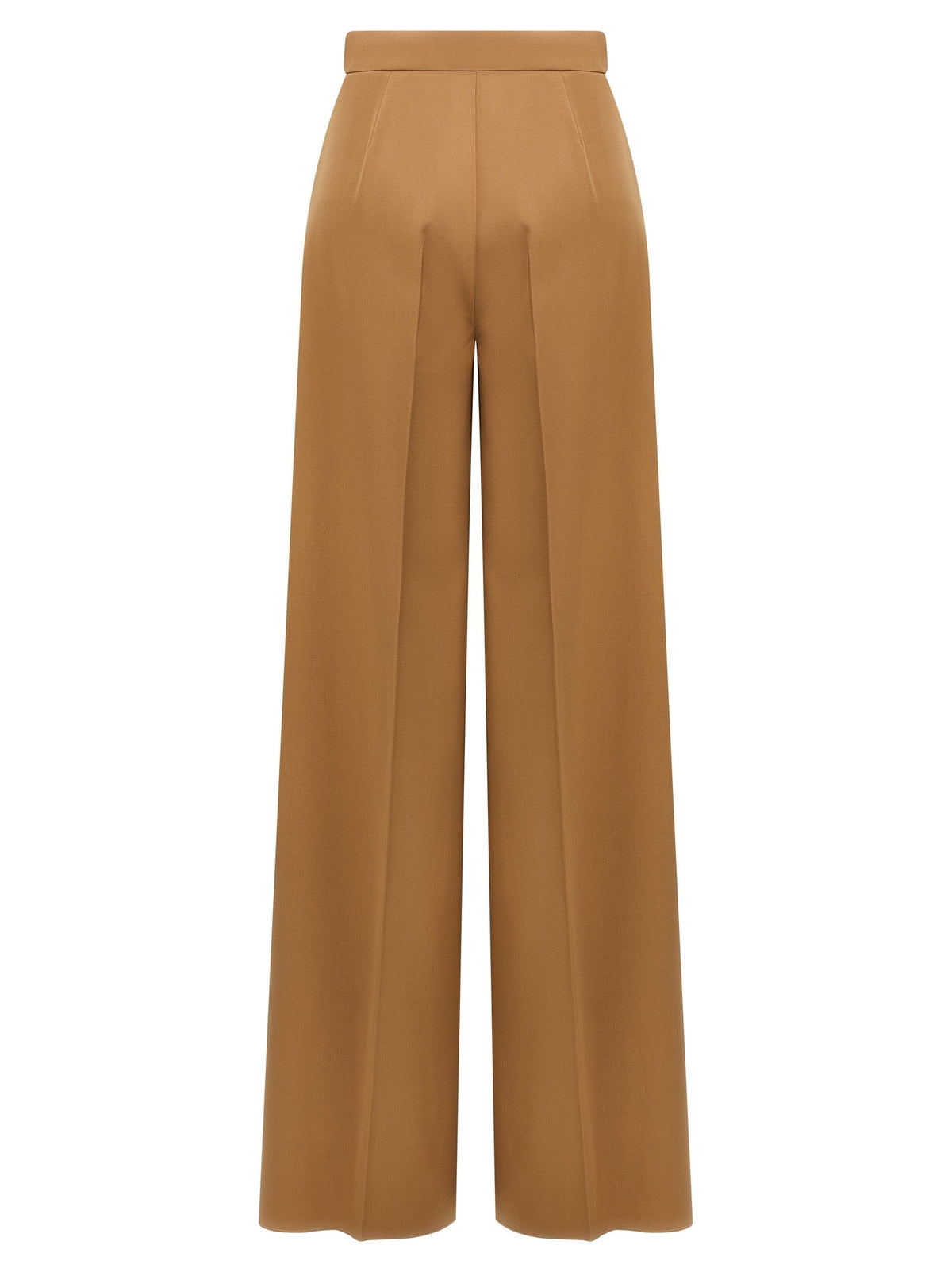 Max Mara Brown Virgin Wool Casual Pants