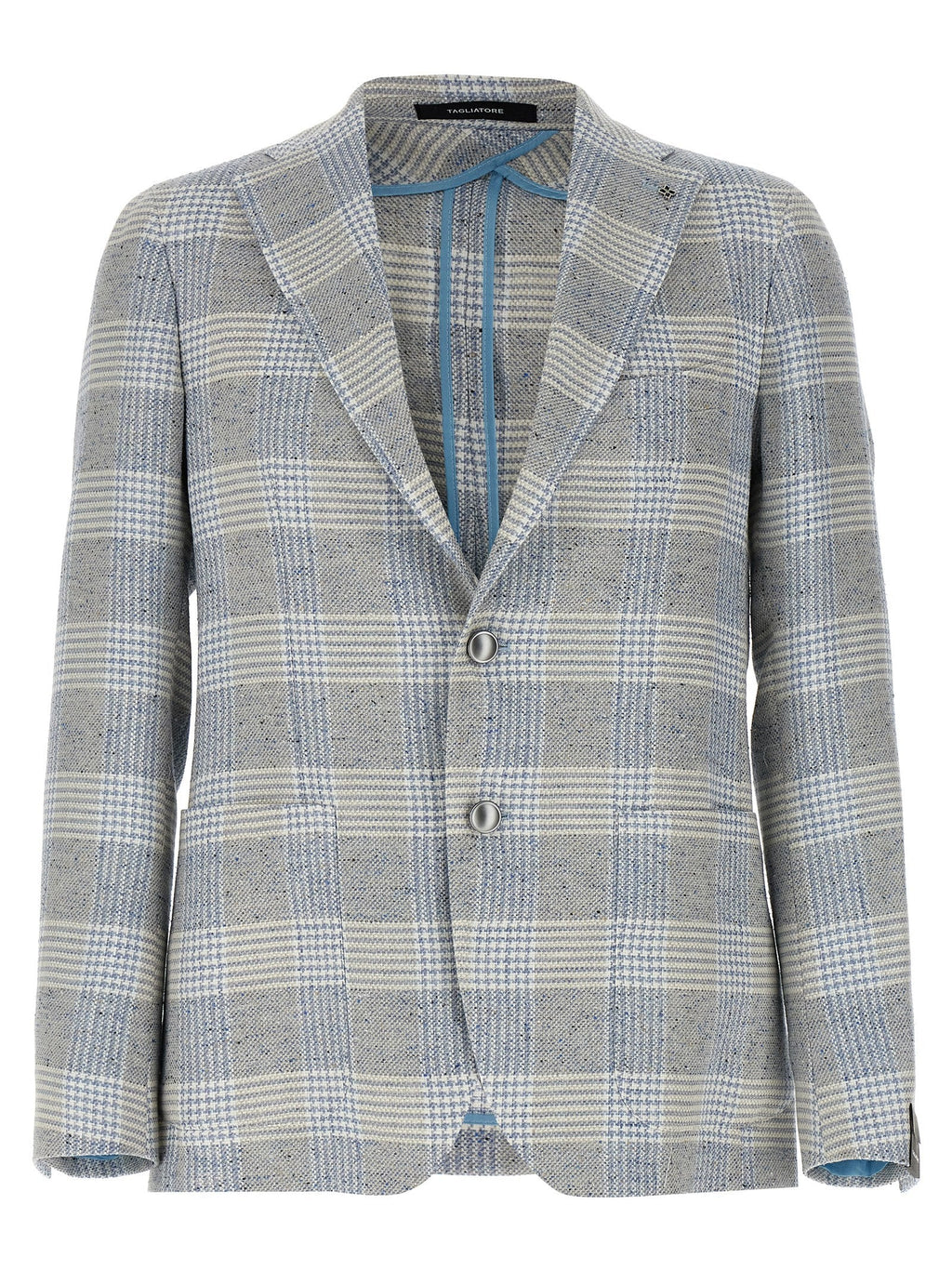 Tagliatore Blue Cotton Blazer