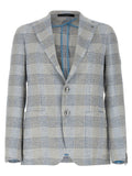 Tagliatore Blue Cotton Blazer