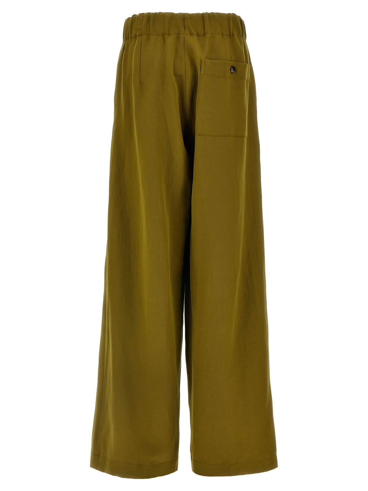 Dries Van Noten Bicolor Wool Casual Pants