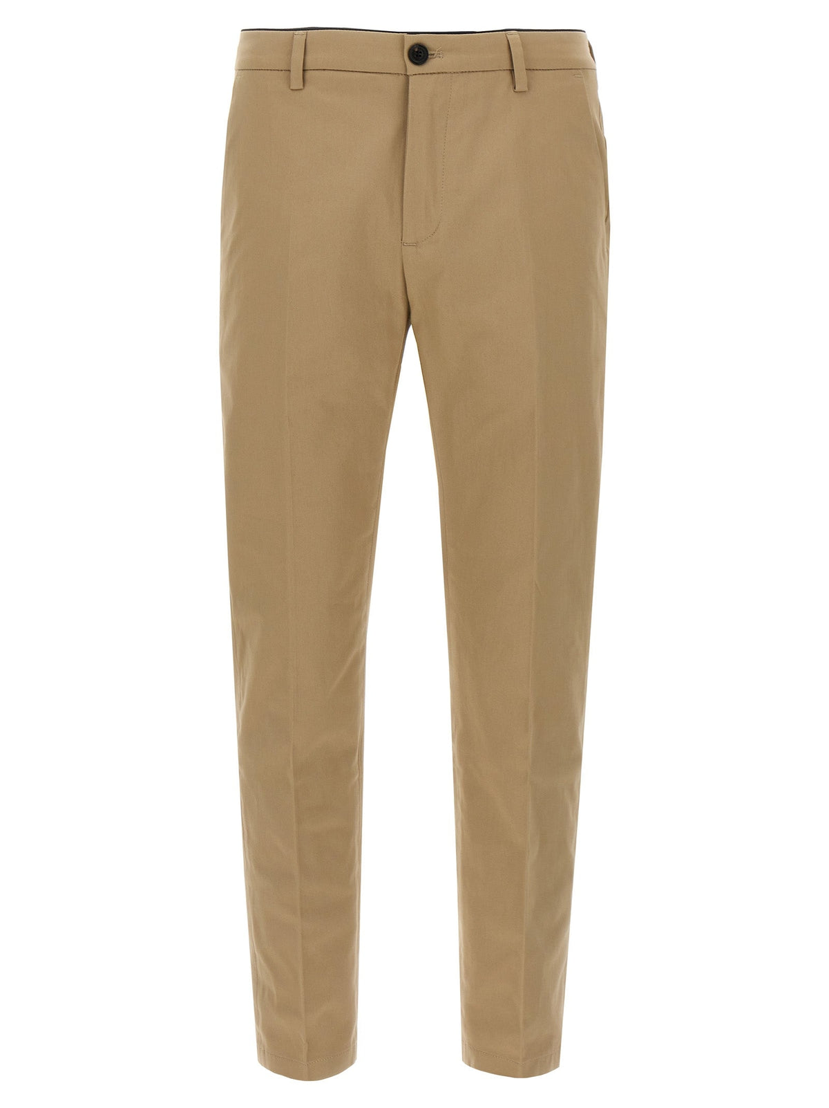 Department 5 Beige Cotton Cropped Pants