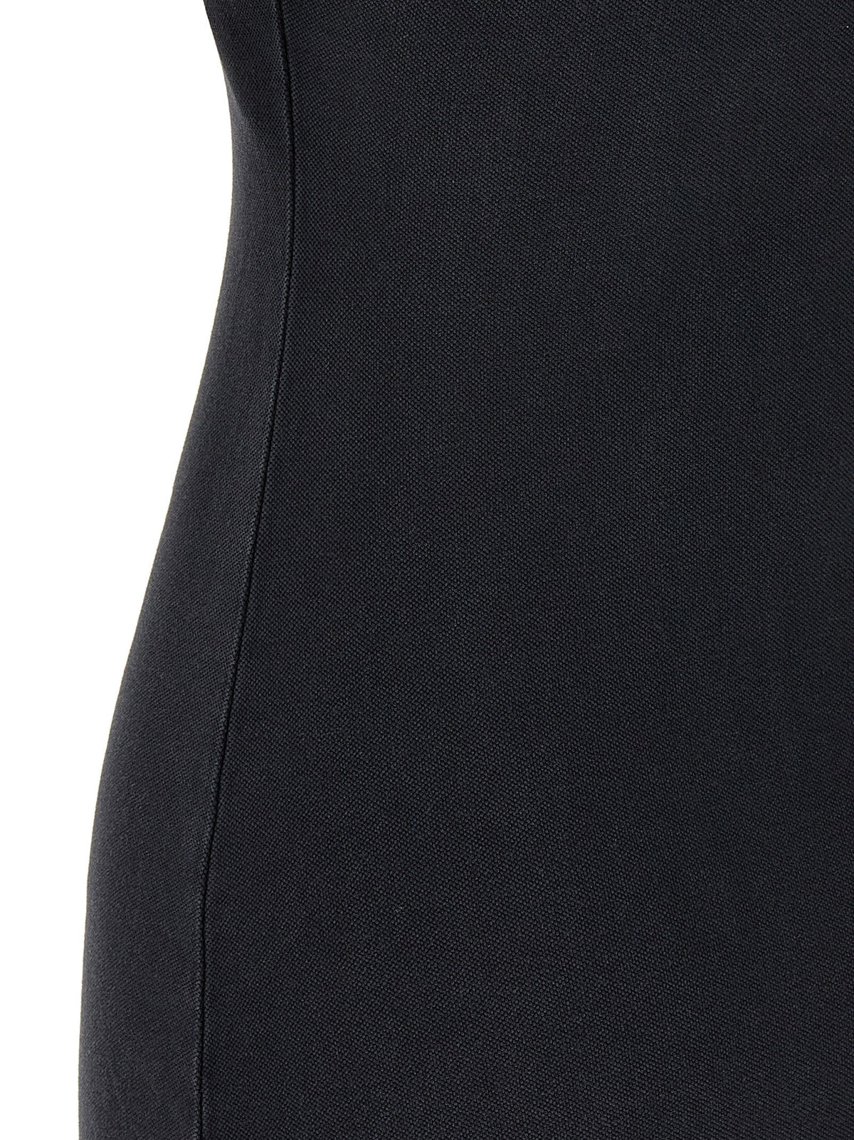 Balenciaga Black Cotton Short Dress