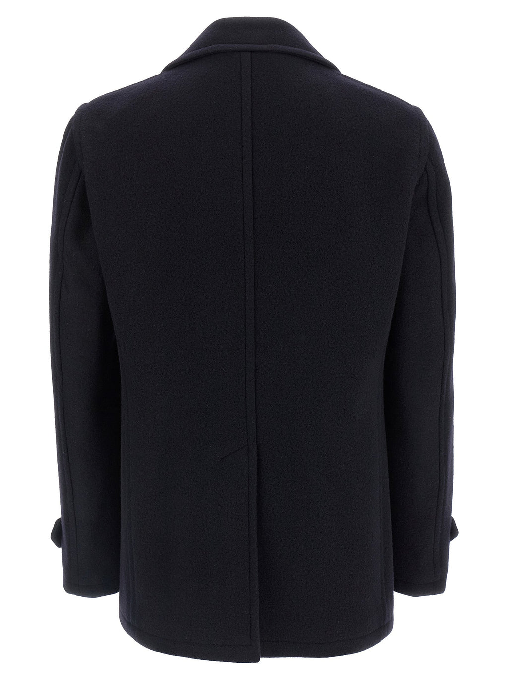 Tagliatore Blue Wool Coat