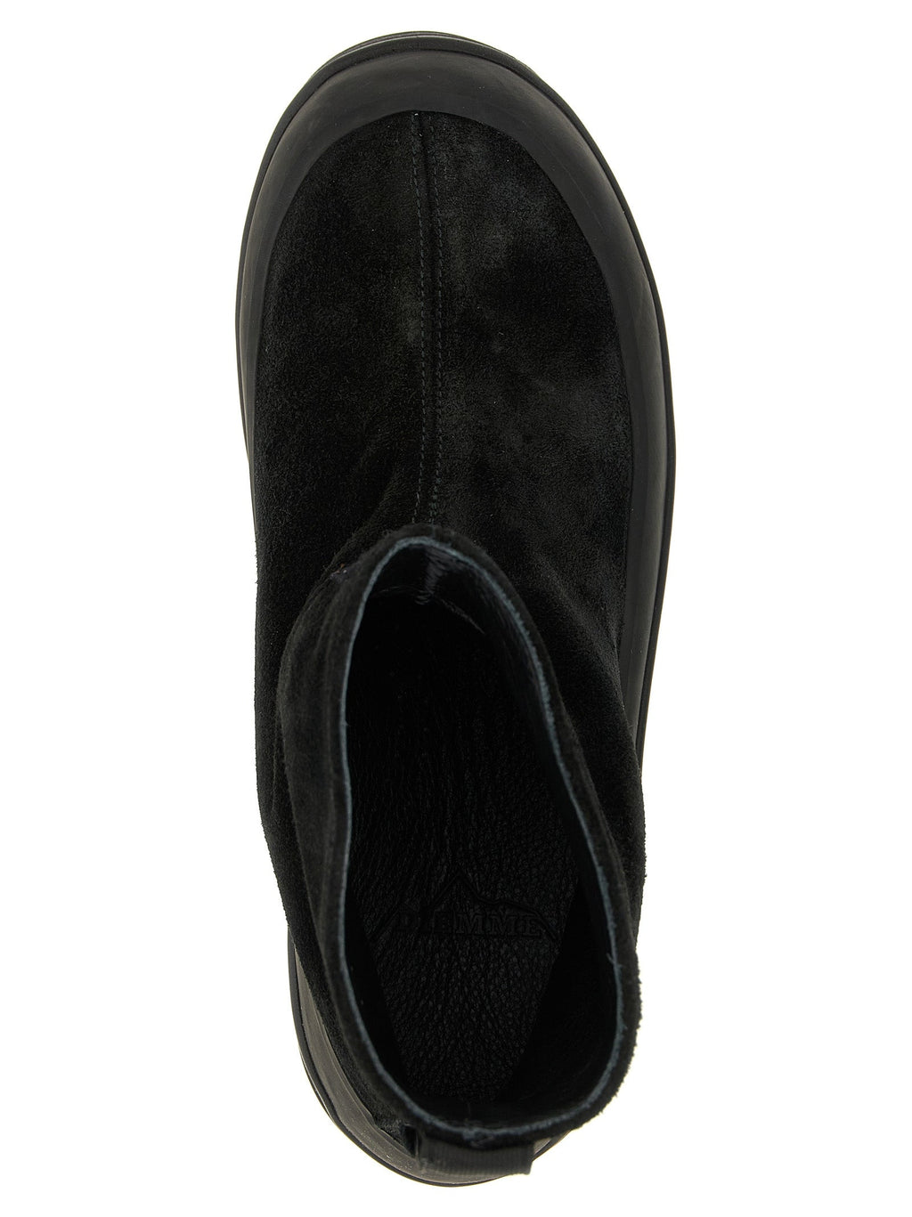 Stone Island Black Rubber Ankle Boots