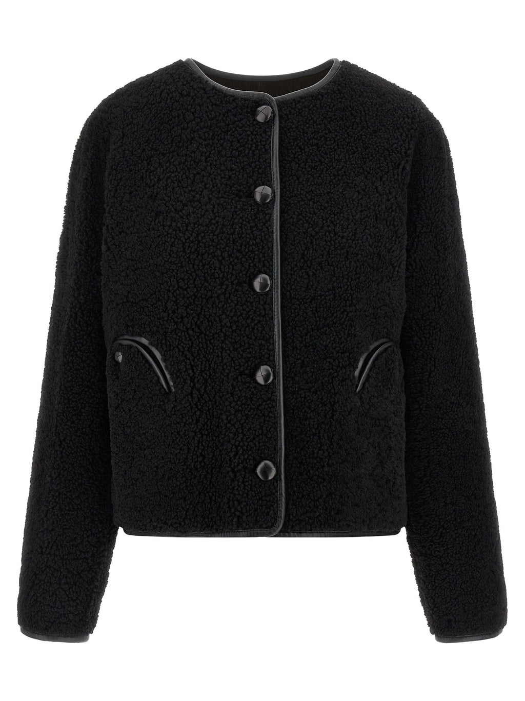 Blazé Milano Black Lamb Leather Shell Jacket