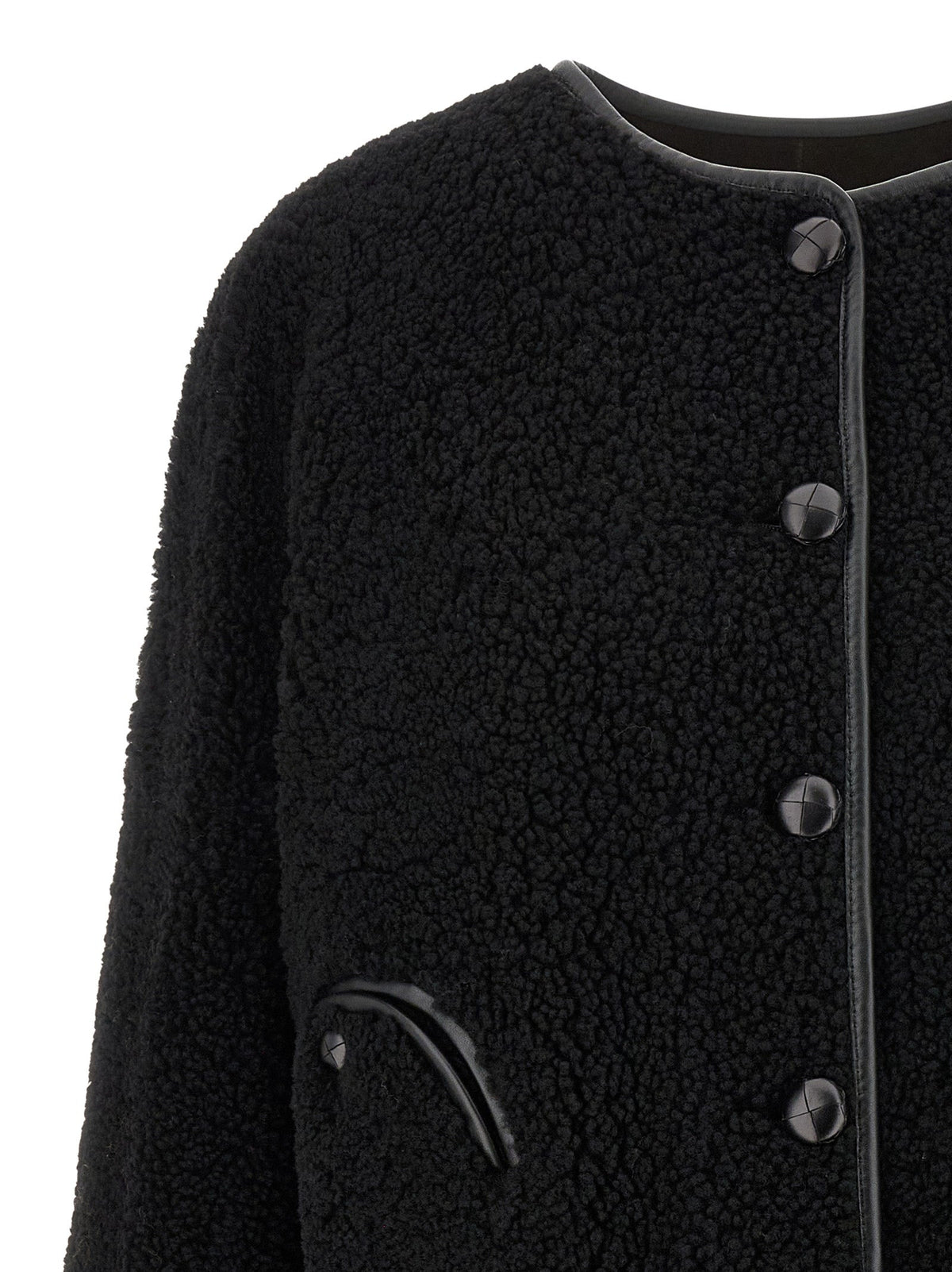 Blazé Milano Black Lamb Leather Shell Jacket
