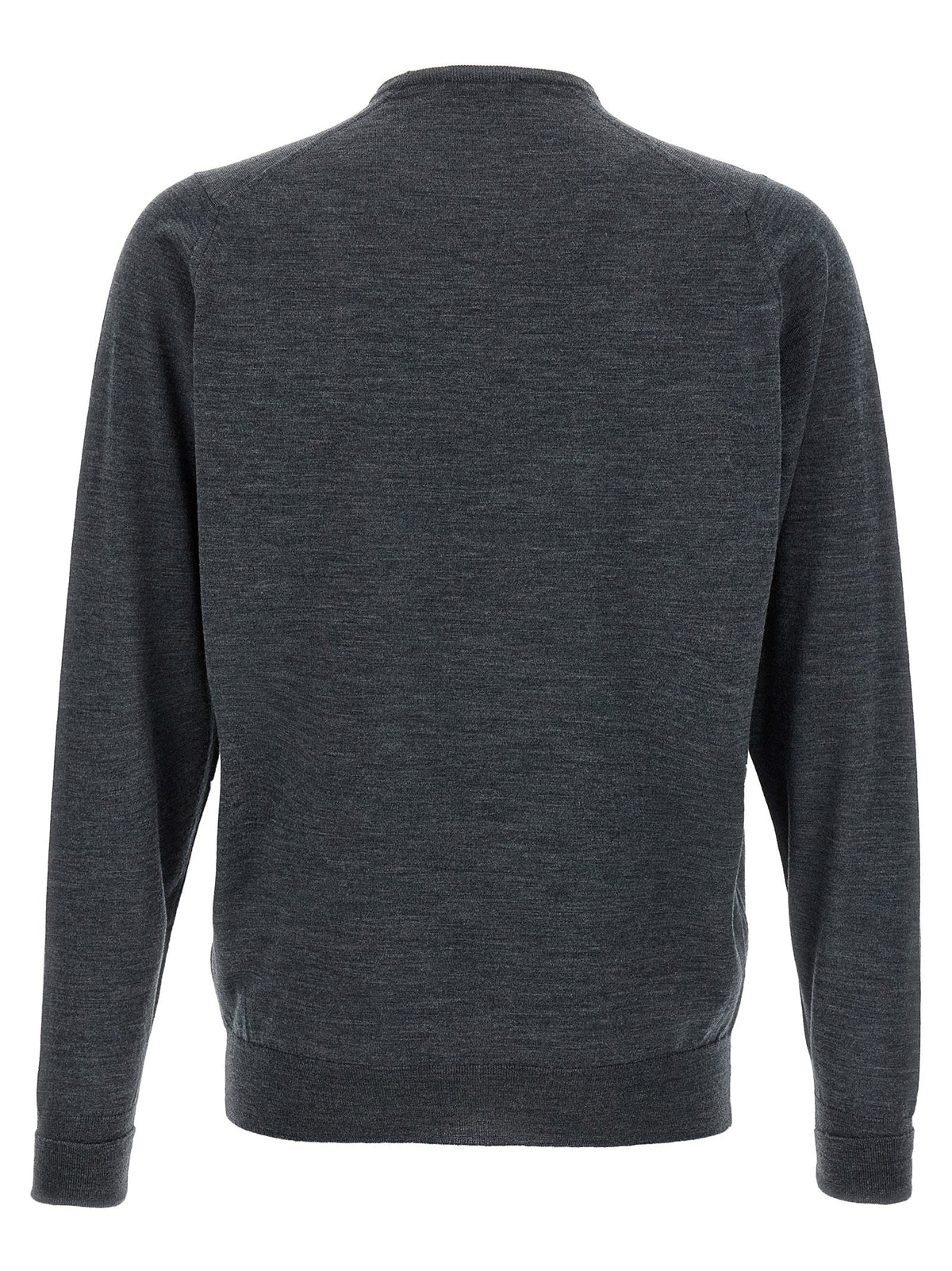 JOHN SMEDLEY Gray Merino Wool Cardigan