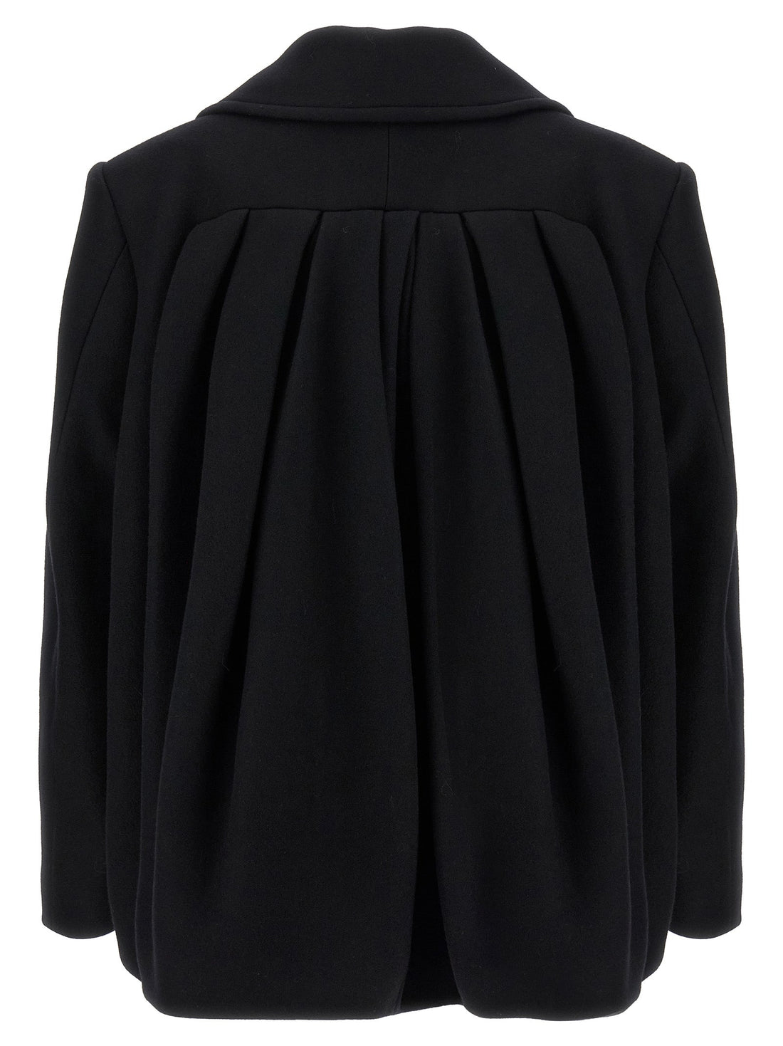 Dries Van Noten Black Wool Coat
