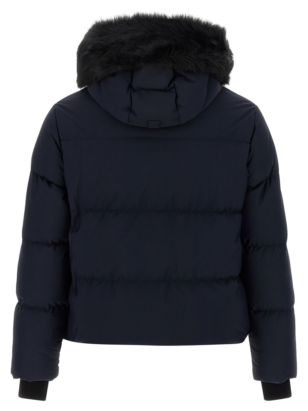 Moose Knuckles Blue Nylon Full-Length Jacket