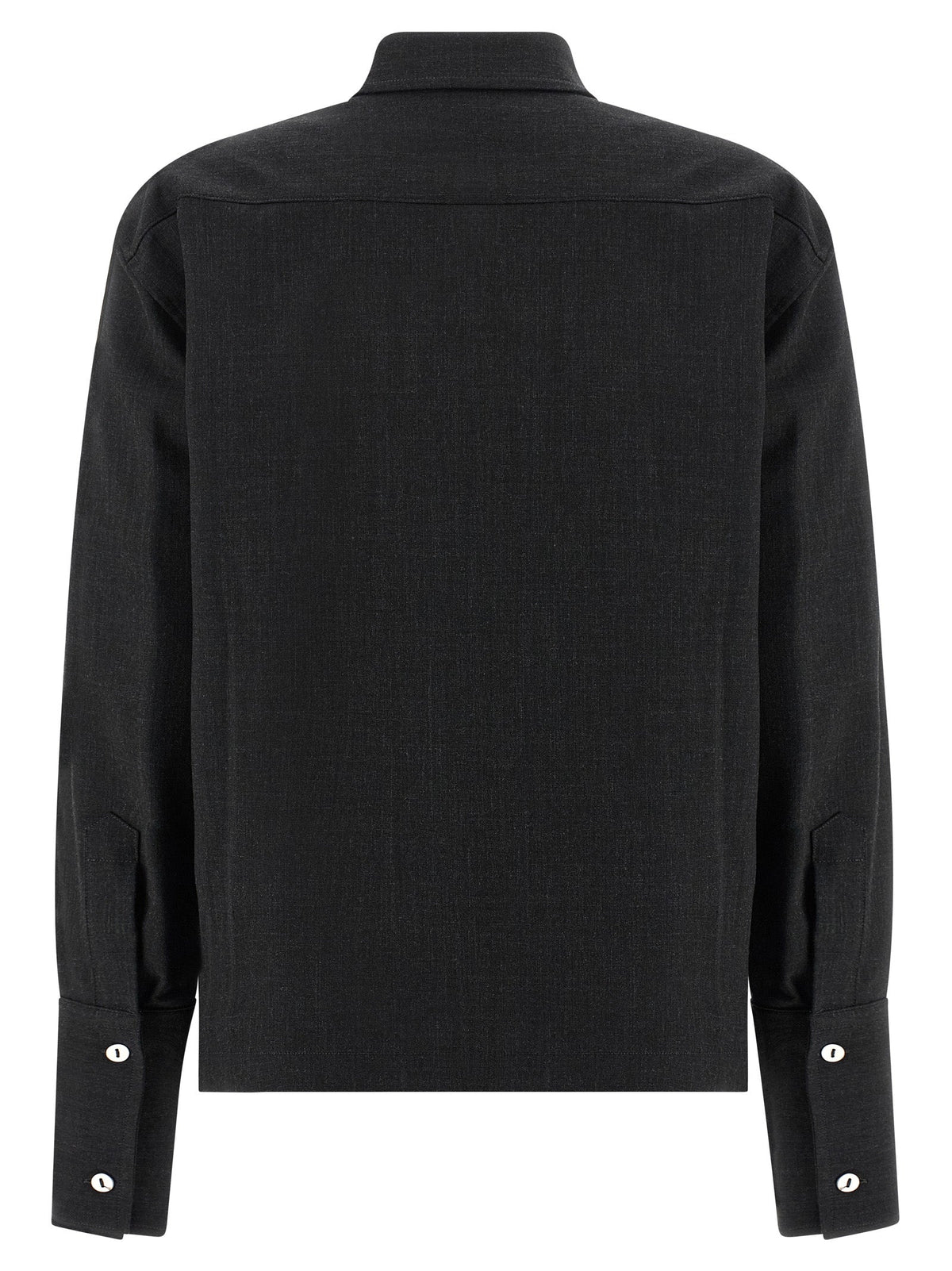 THELATEST Gray Polyester Blouse